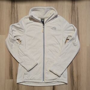 The North Face Full Zip Jacket, Cream, Size Small